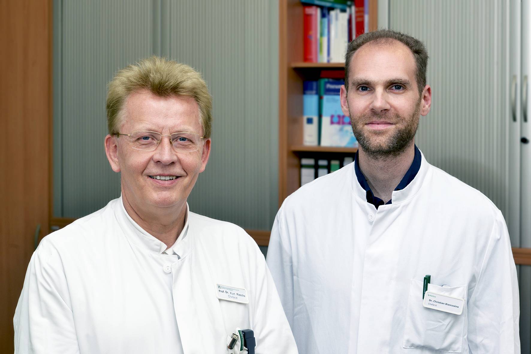 Prof. Dr. Kurt Rasche (links) und