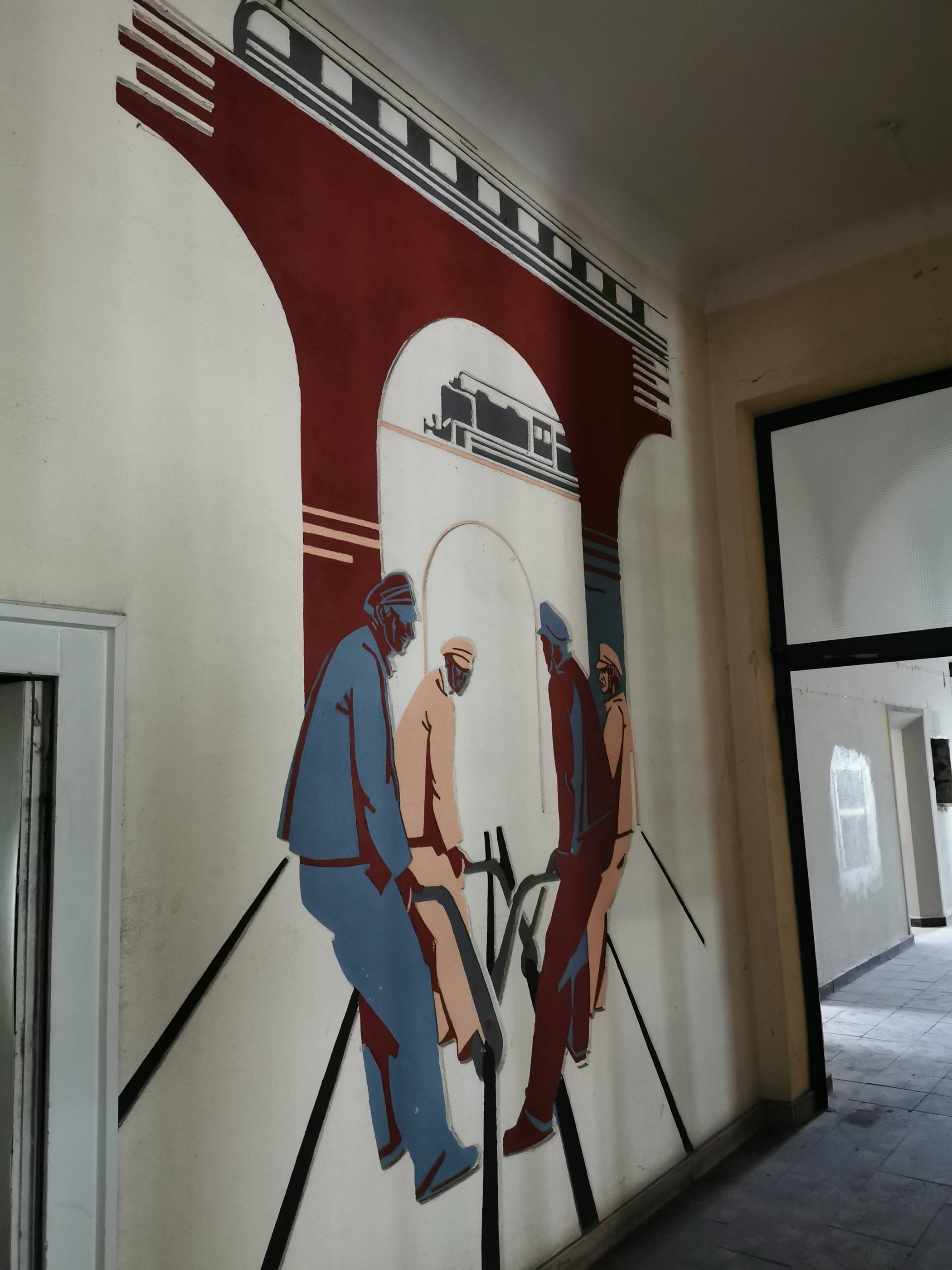 Diese Wandmalerei soll erhalten...