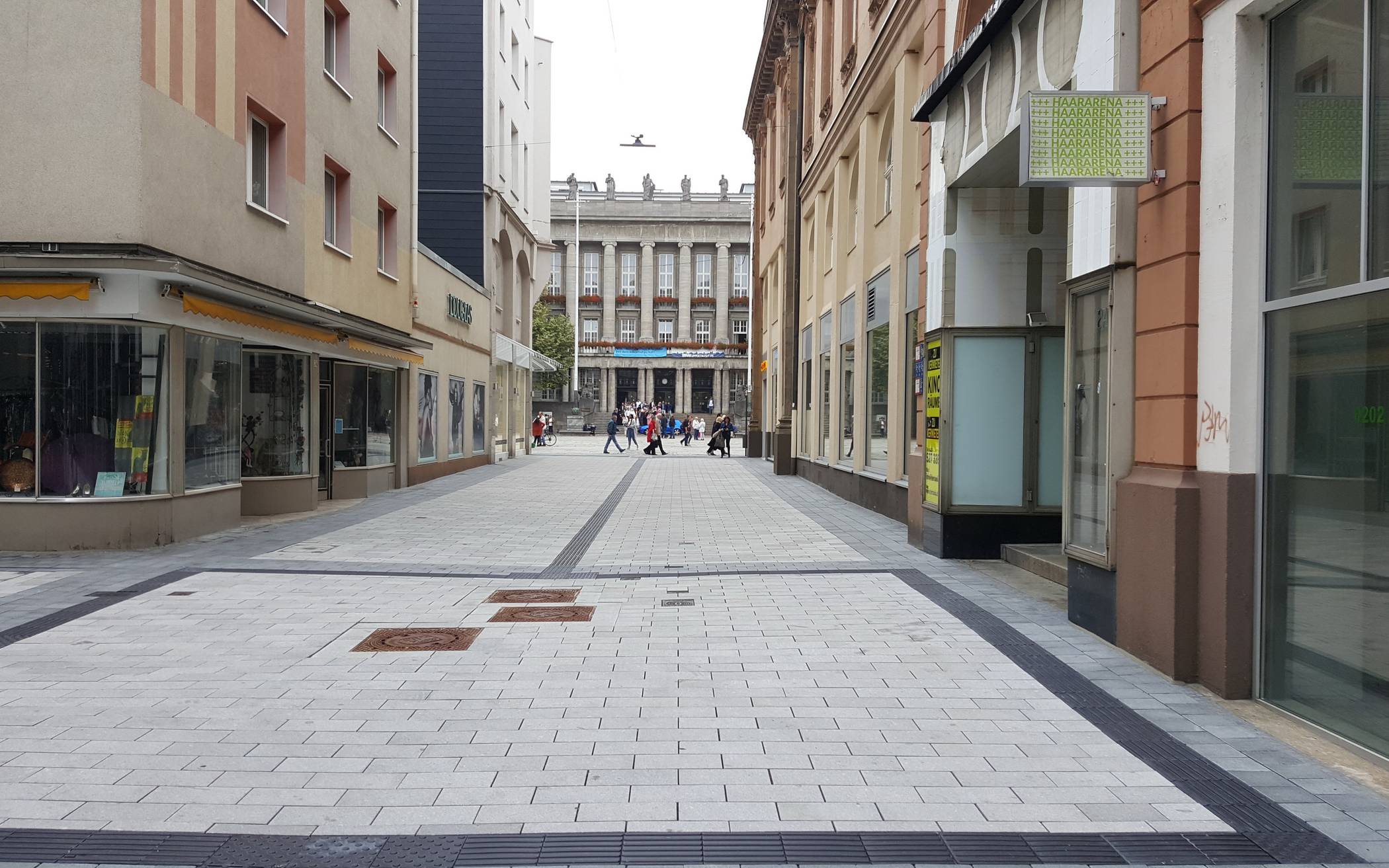 Hier wurde schon neu gestaltet, jetzt