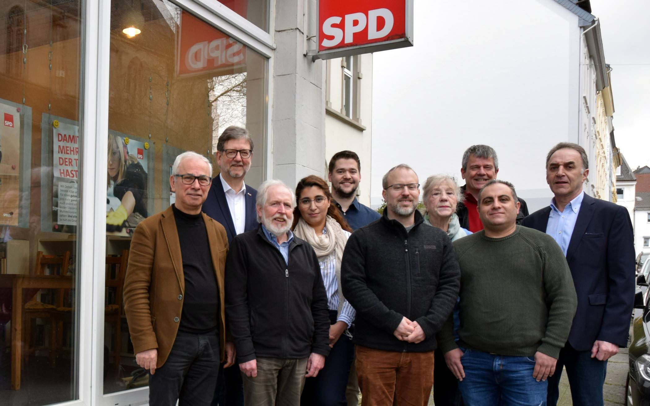  Die Kandidaten zur Wahl der Bezirksvertretung der SPD Vohwinkel im September 2020.  