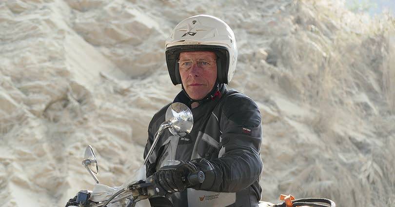 Frank Müller konzentriert sich auf die nächste...