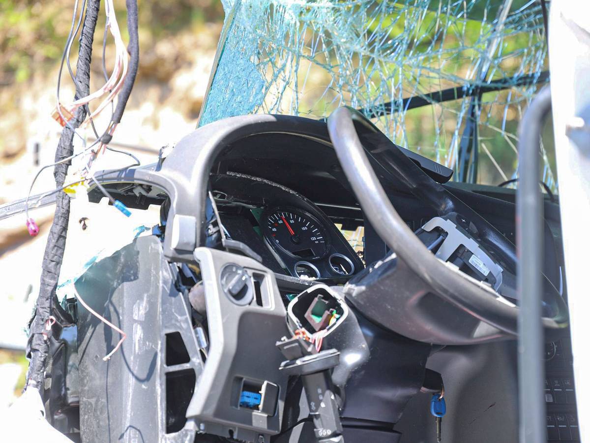 Zusammenstoß auf gerader Strecke
