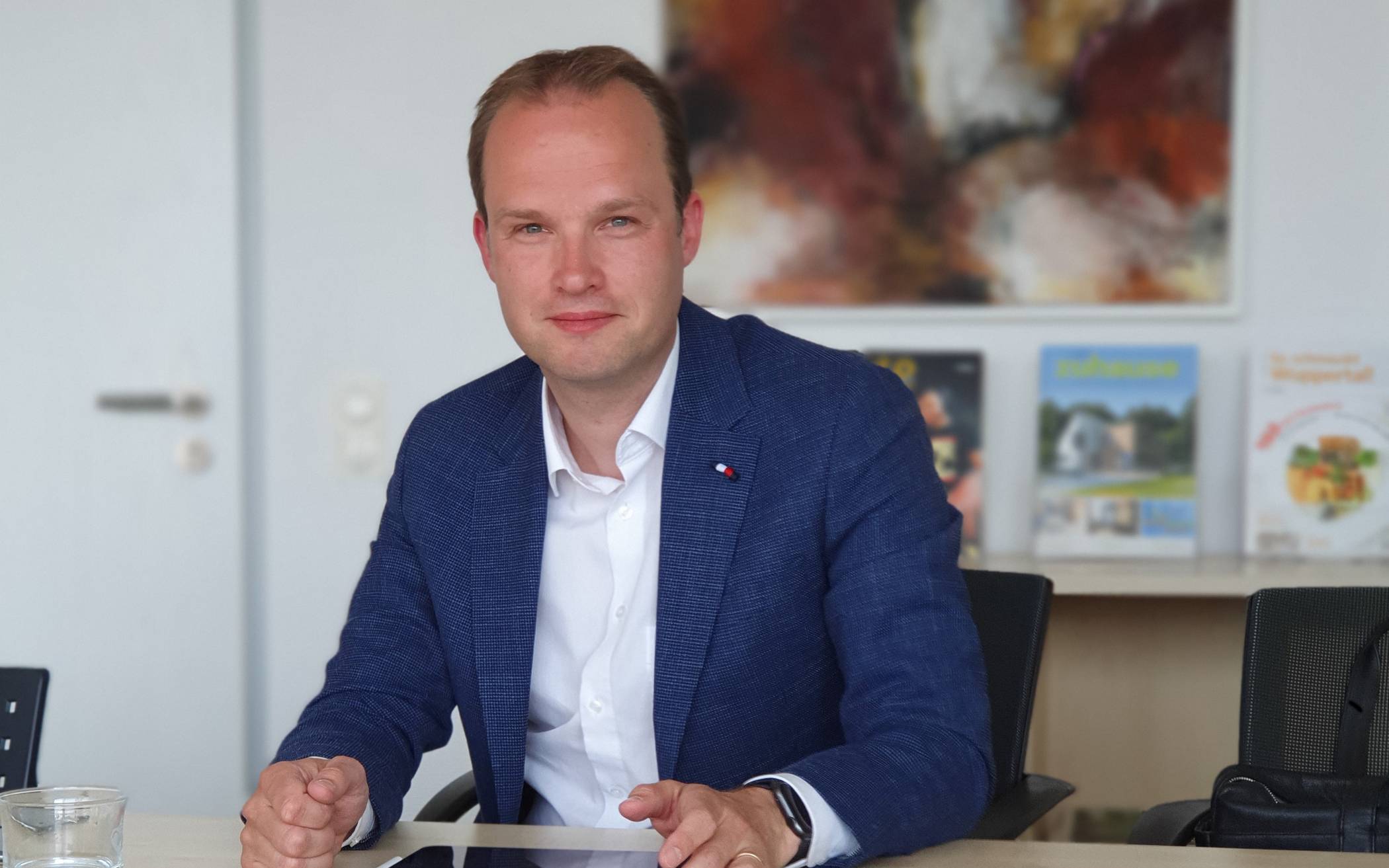  Marcel Hafk tritt bei der Kommunalwahl am 13. September für die FDP als Oberbürgermeister-Kandidat an. 