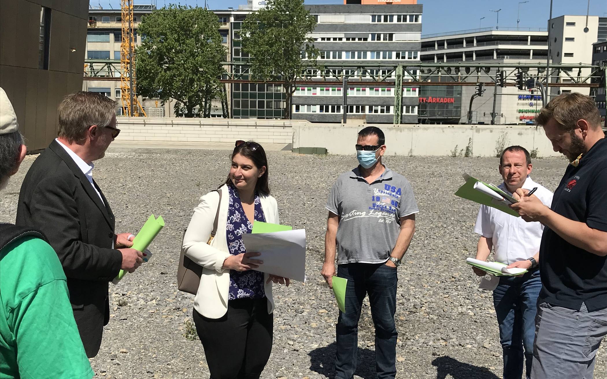 Bisher gleicht der Platz hinter dem