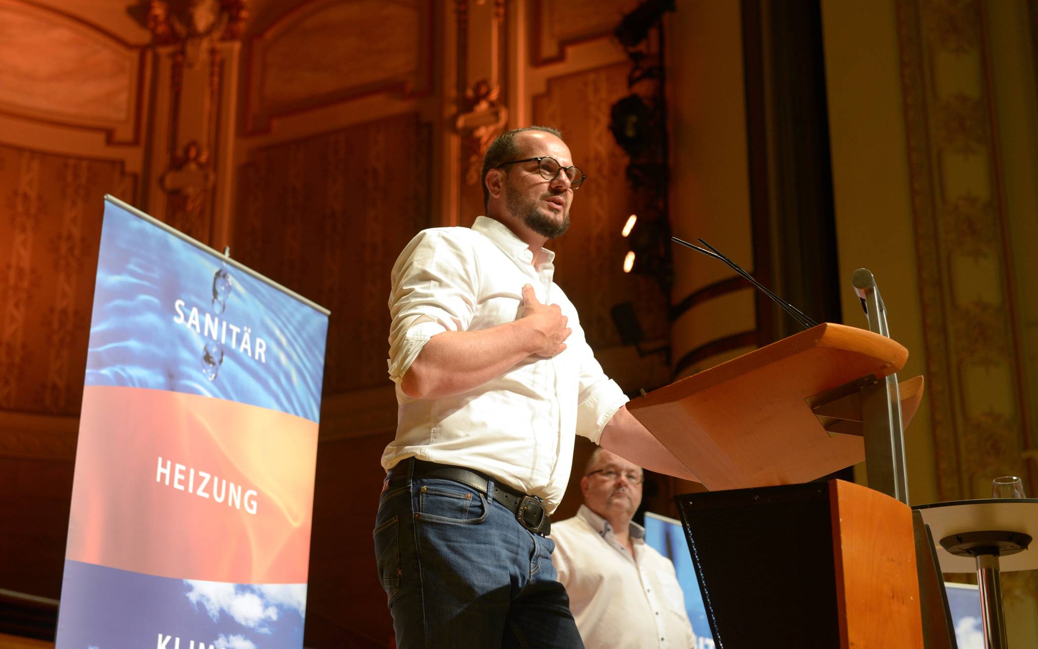 Der neue Obermeister Frank...