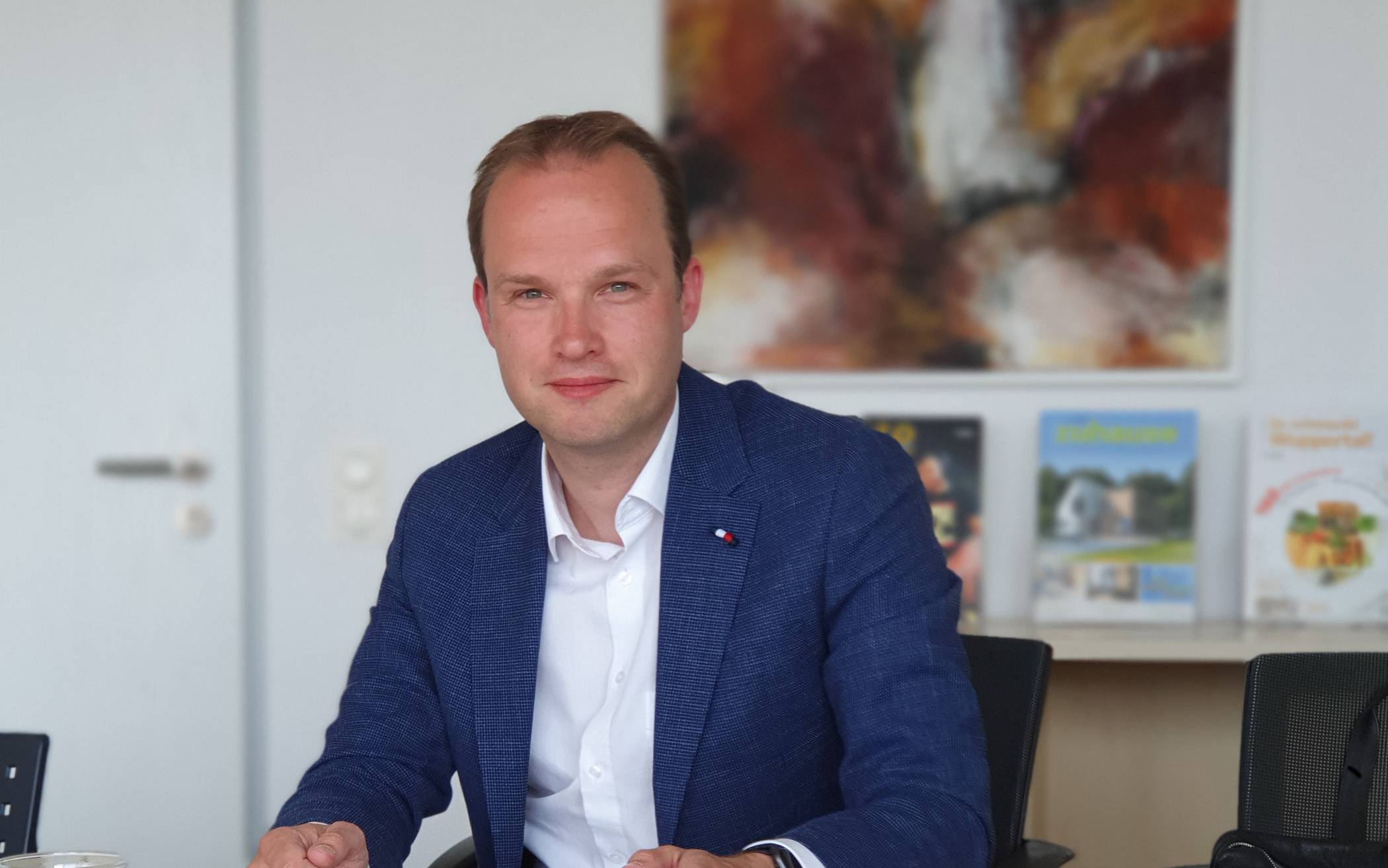 OB-Kandidat Marcel Hafke (FDP) sieht Wuppertal