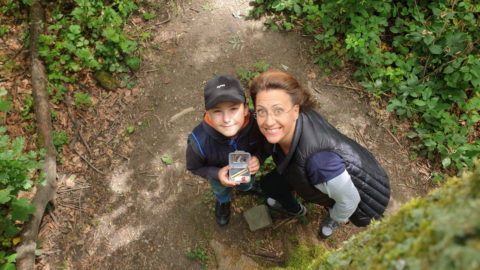 Benjamin Fuchs und seine Mutter....