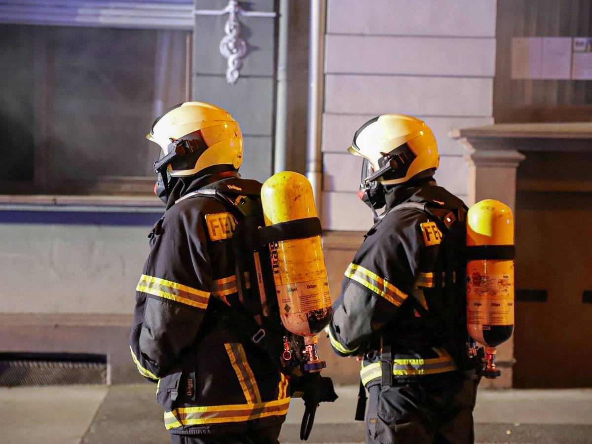 Bewohner und Hund gerettet
