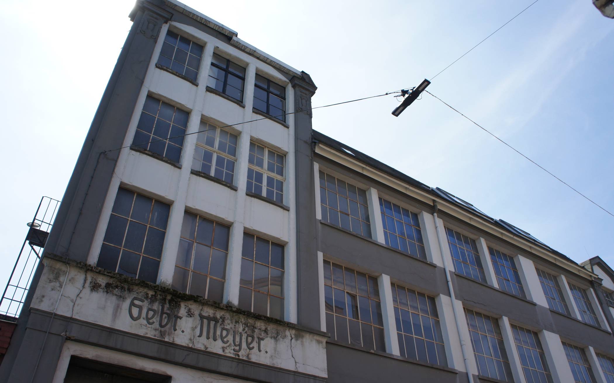 Die alte Fabrik „Gebr. Meyer“.