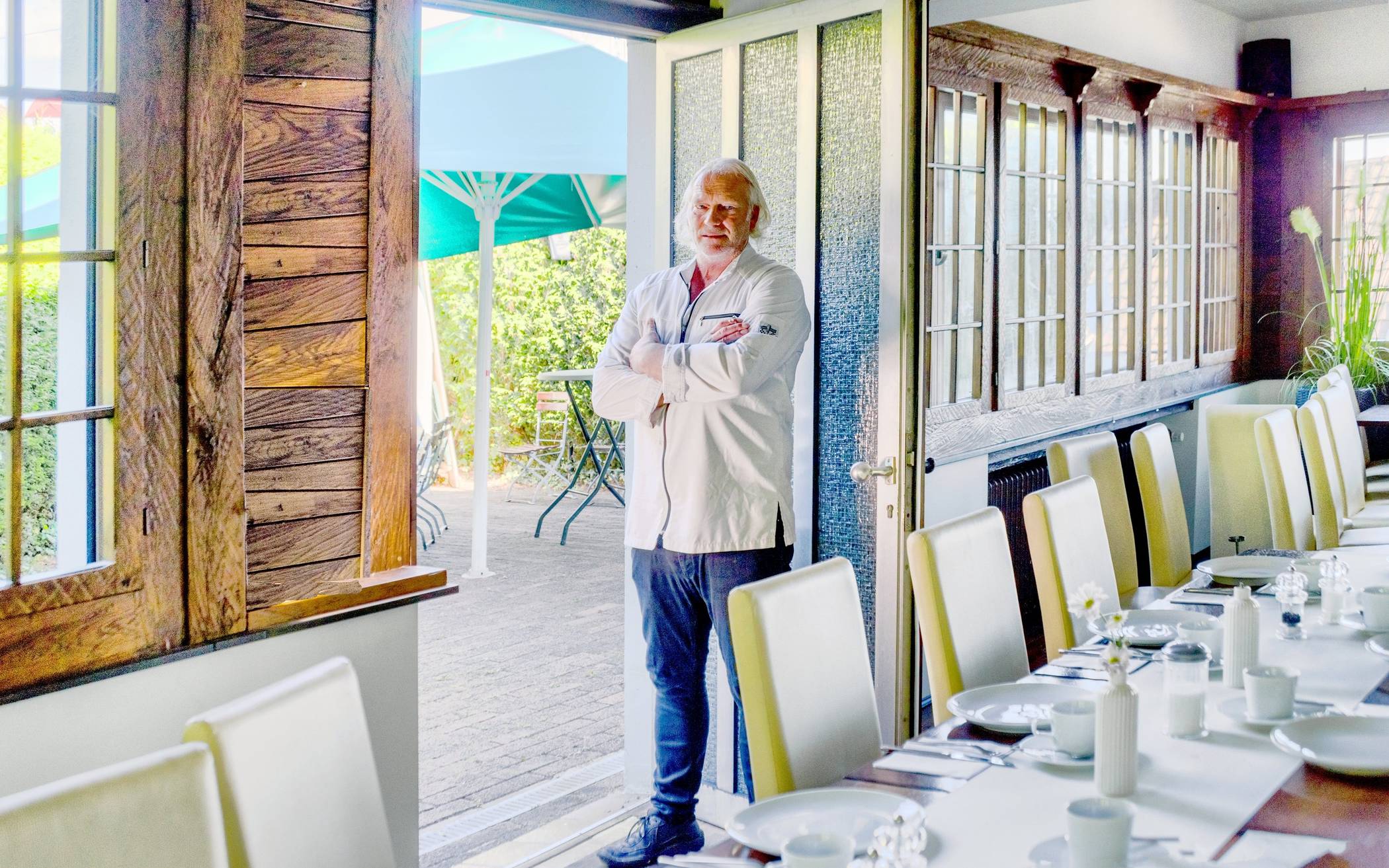  Frank Eisenbach in seinem Restaurant. 