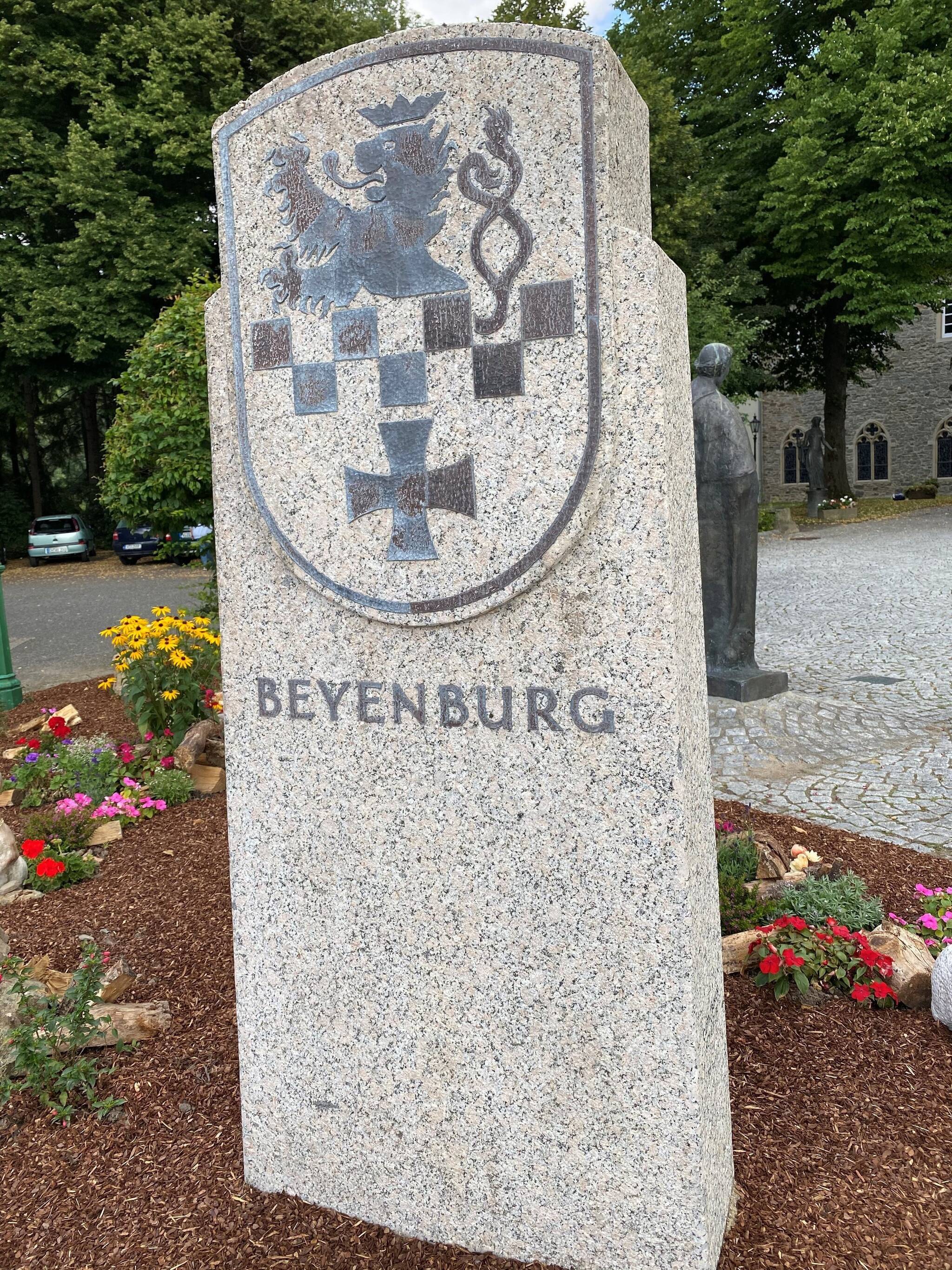 Das Wappen von Beyenburg....