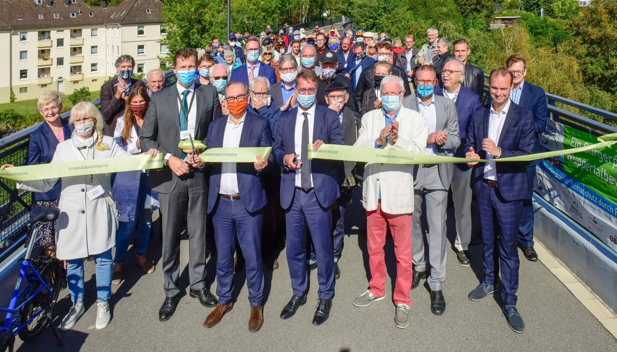 Die Schwarzbachtrasse ist nun offiziell eingeweiht