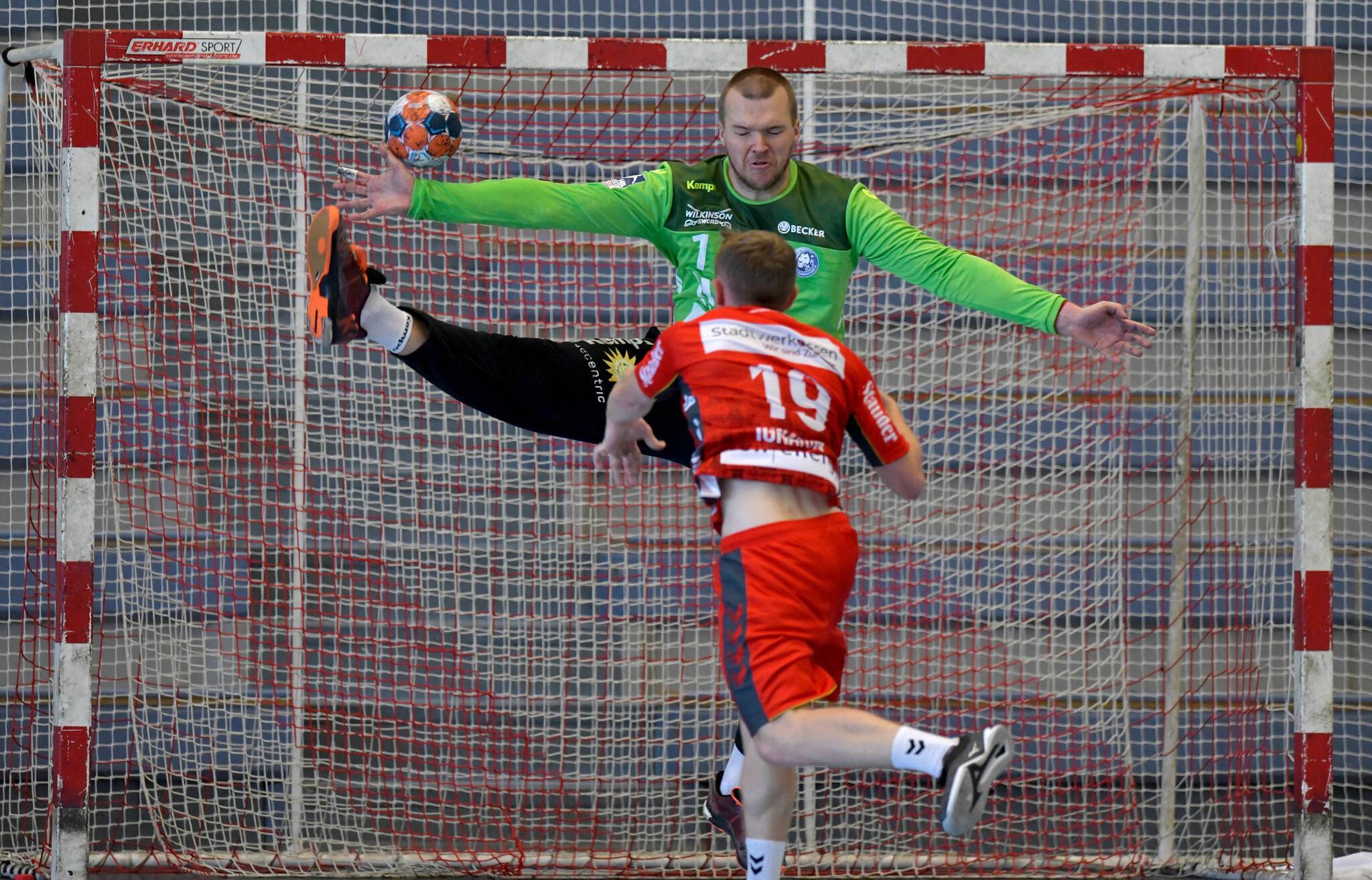  BHC-Keeper Tomas Mrkva vernagelte in den ersten beiden Saisonspielen seinen Kasten. 