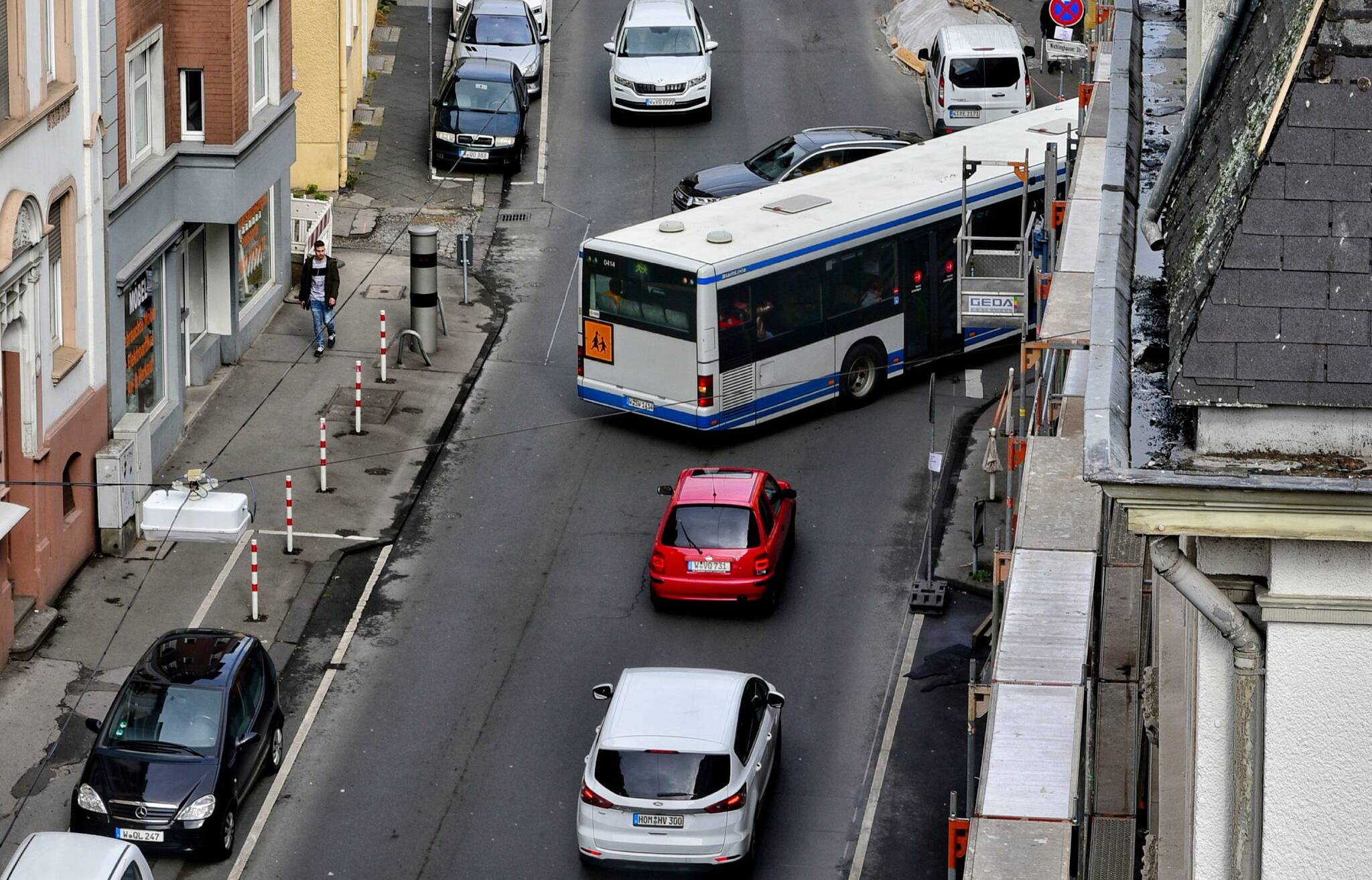  Der Verkehr in Wichlinghausen. 