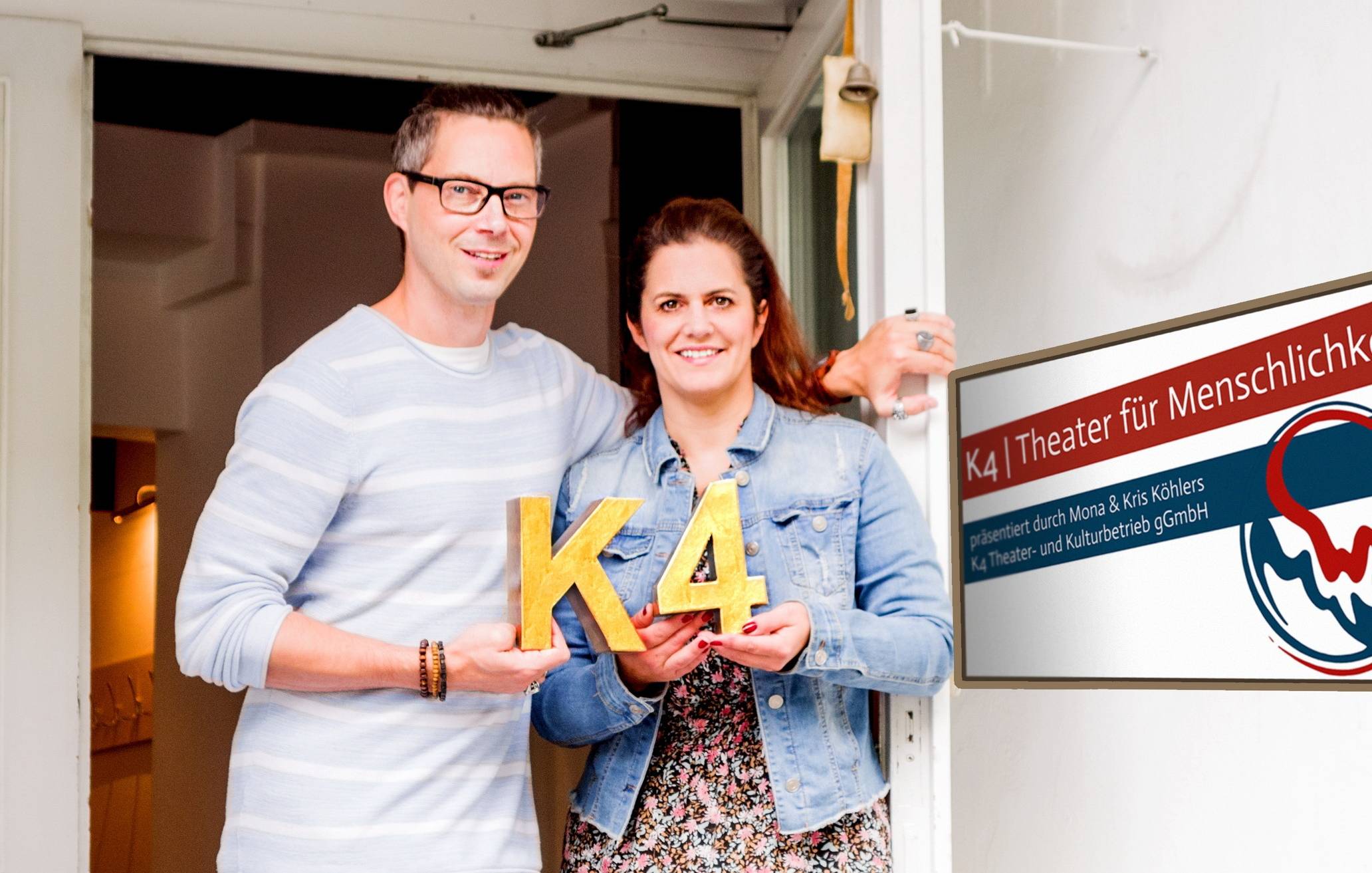  Mona und Kris Köhler sind mit ihrem „K4 – Theater für Menschlichkeit“ in die Räume von Müllers Marionettentheater am Neuenteich 80 eingezogen.  
