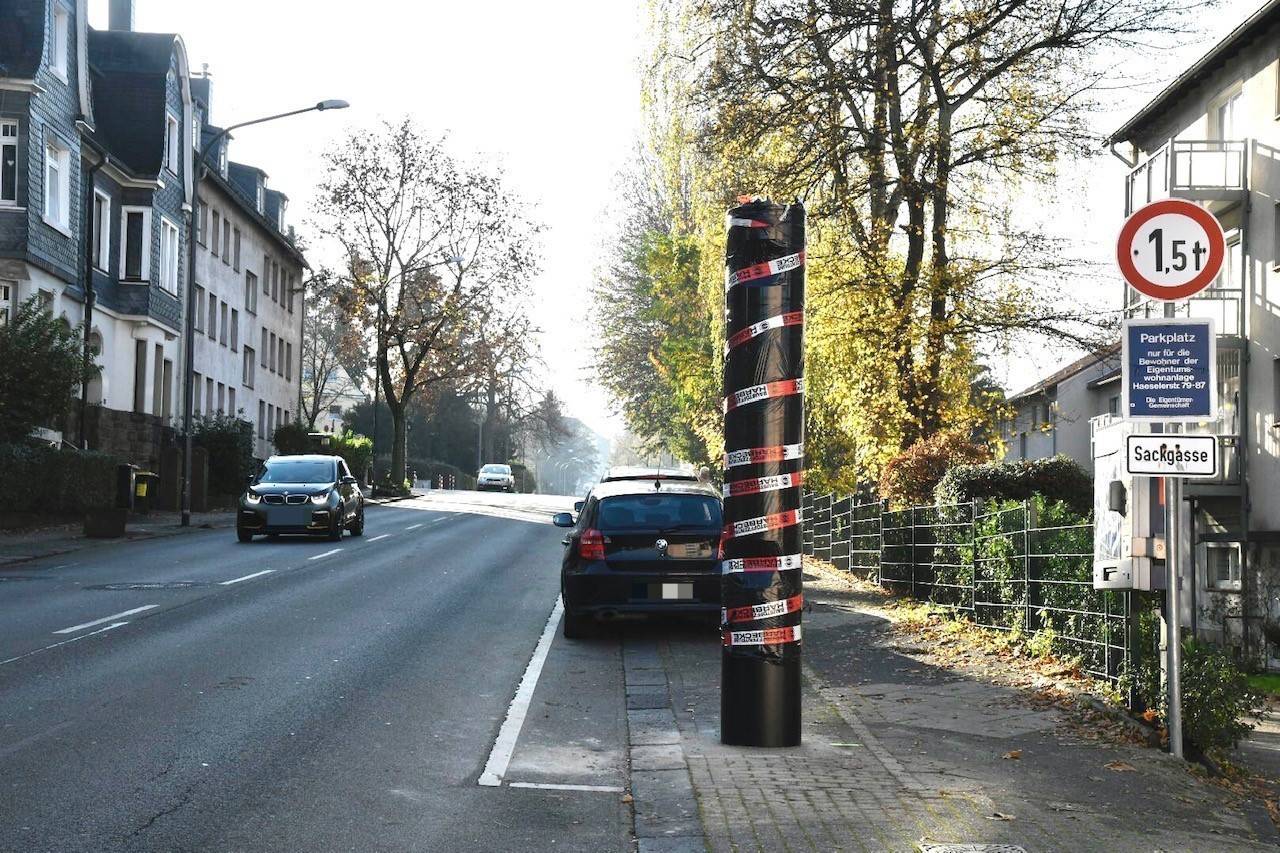 Der neue Blitzer an der Haeseler Straße in...