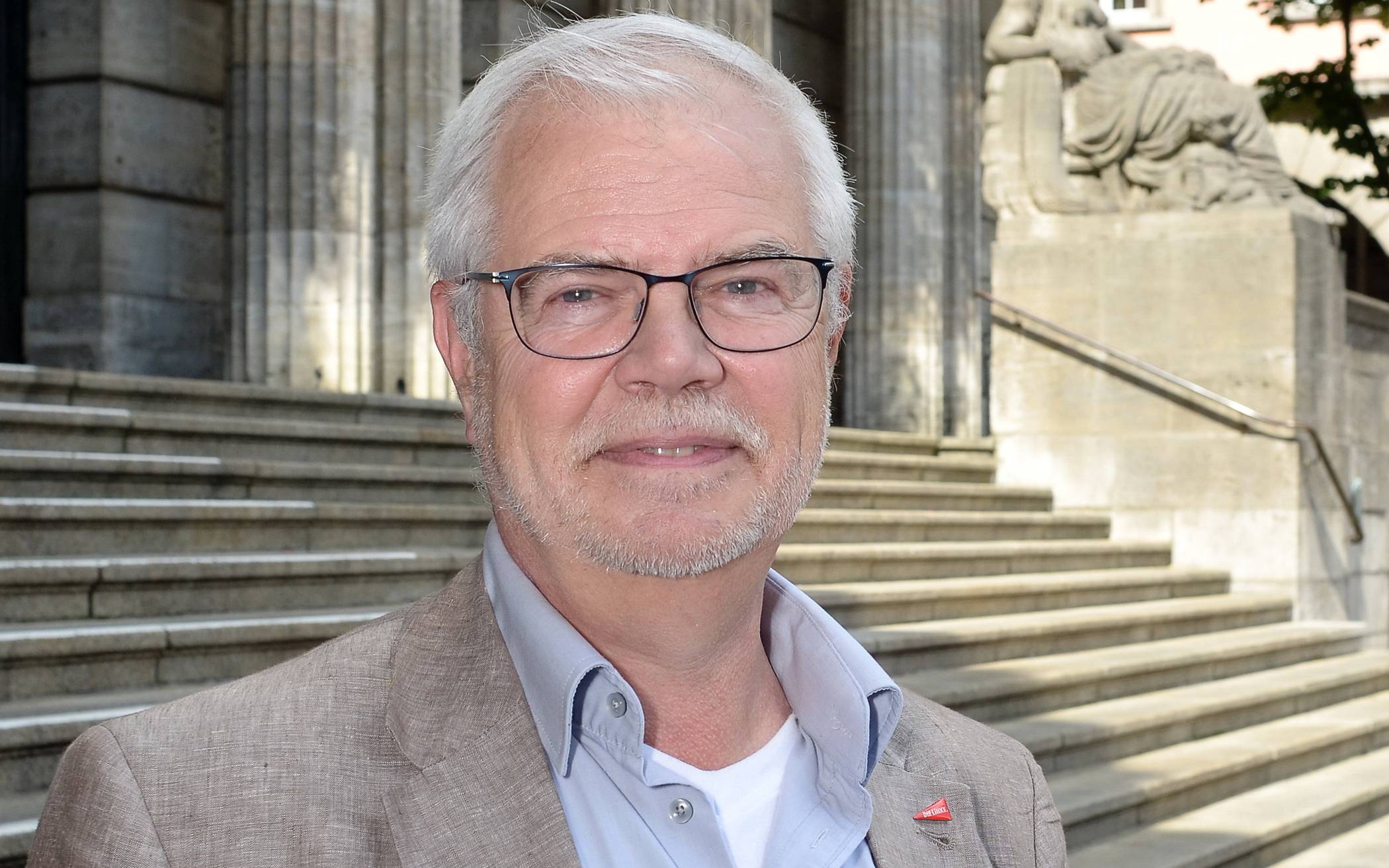 Bernhard Sander, Oberbürgermeister-Kandidat der Linken.