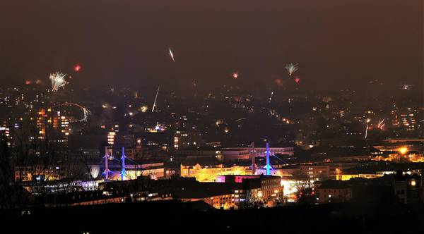 Silvester in Wuppertal: Ein ziemlich deutlicher Unterschied