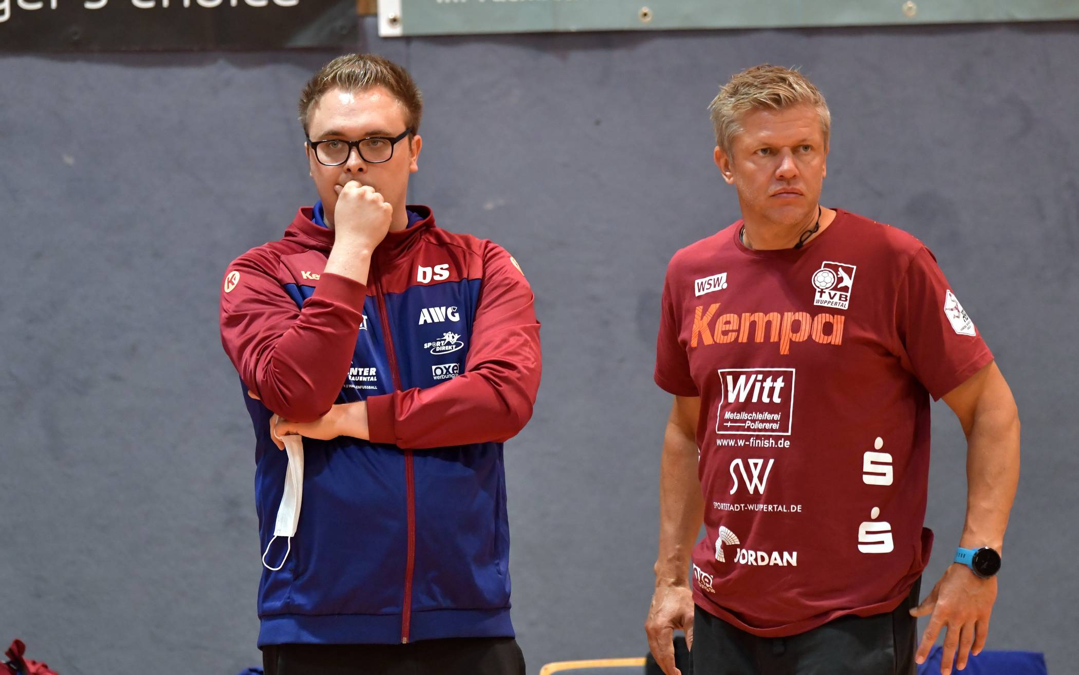 Chefoach Dominik Schlechter (li.) und Co-Trainer