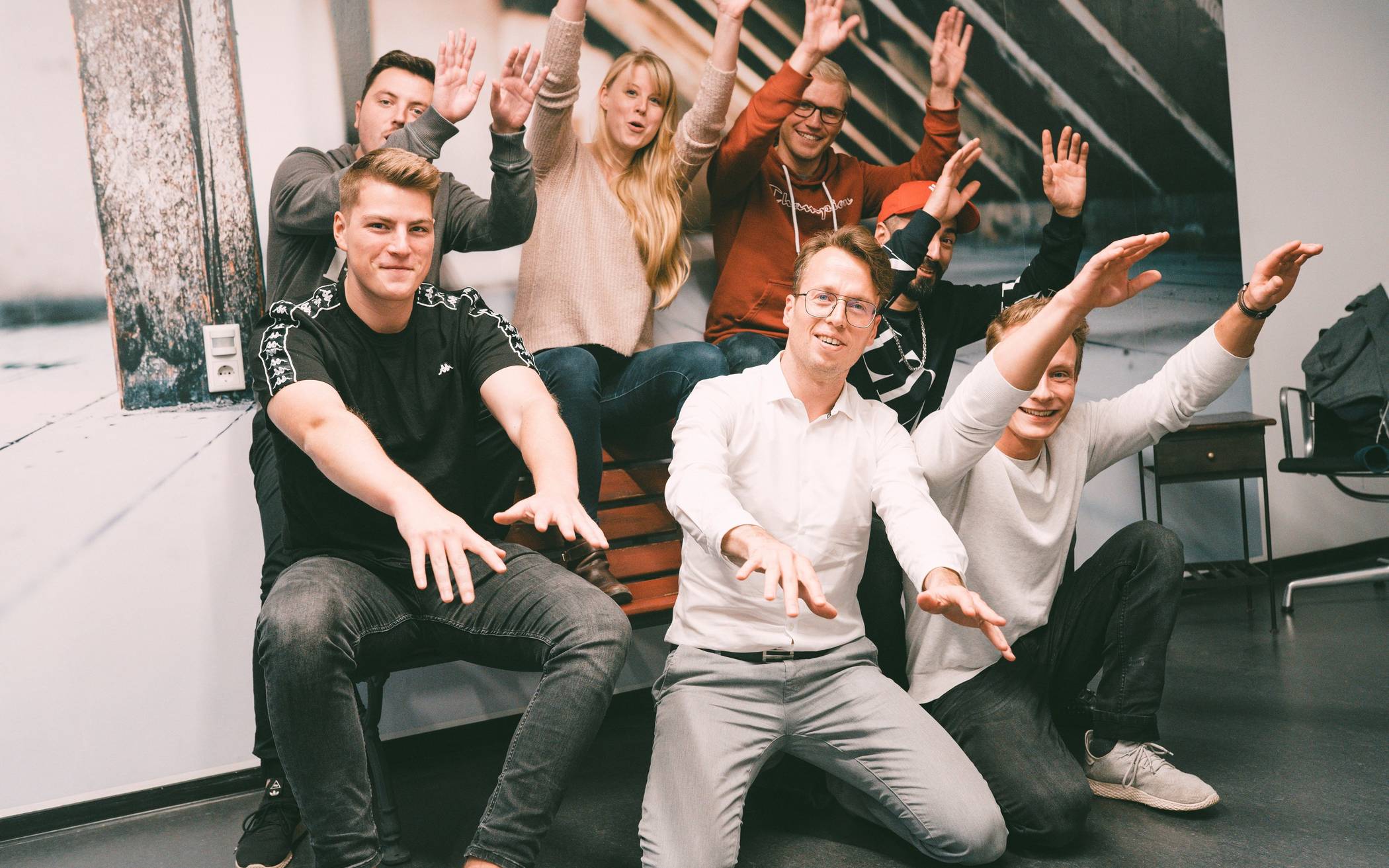 Von li: Sebastian Schorre, Isabel Küpper, Tim Leusmann, Simon Küpper, Thilo Küpper,...