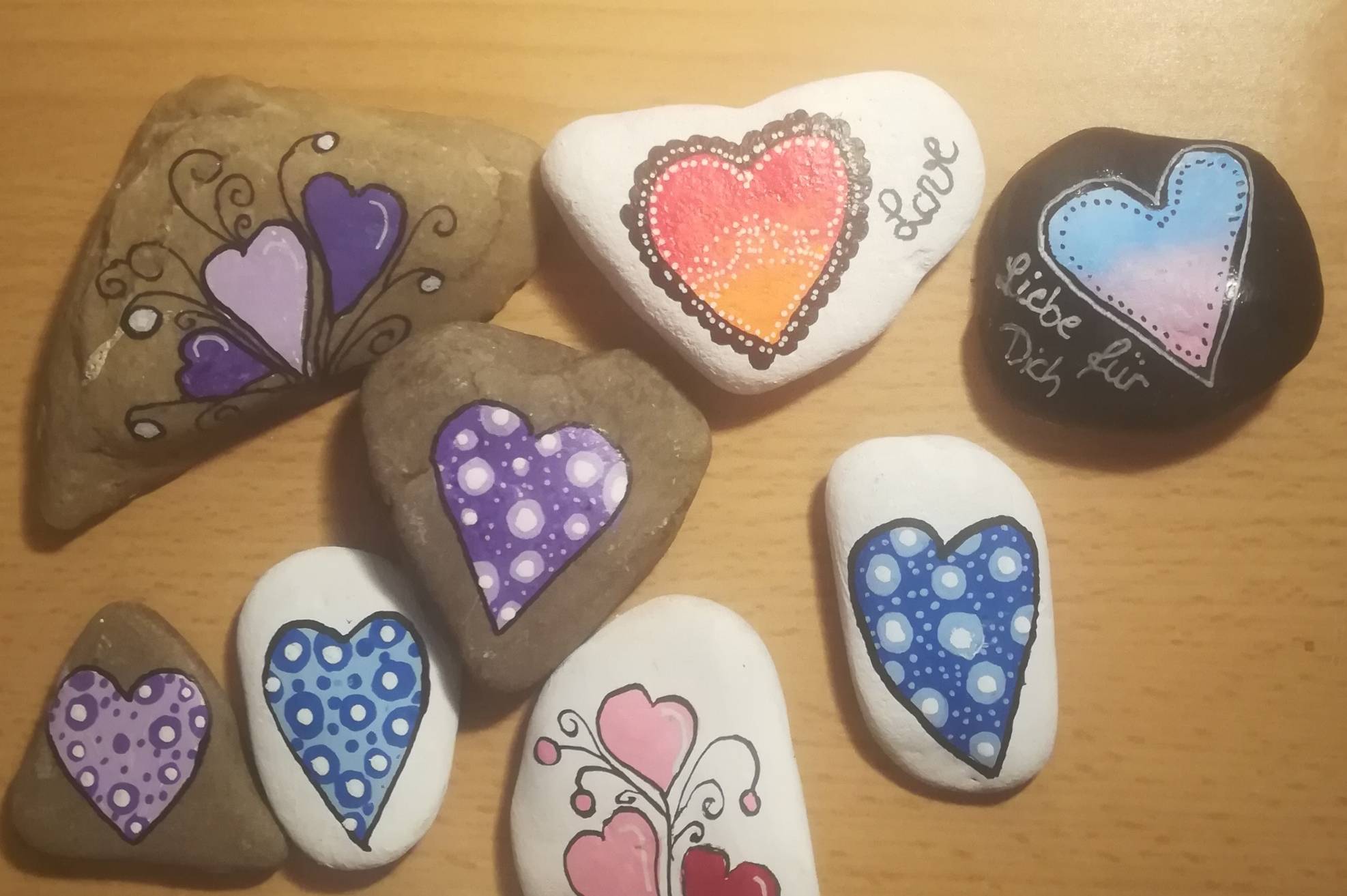 Liebes-Steine zum Valentinstag